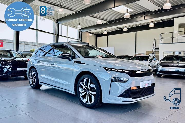 Grå Skoda Enyaq fra 2026