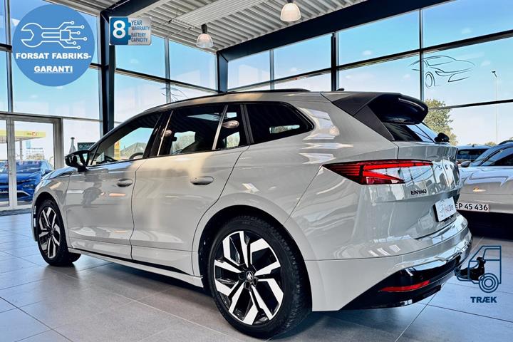 Grå Skoda Enyaq fra 2026