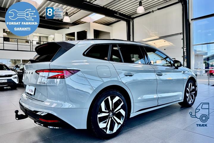 Grå Skoda Enyaq fra 2026