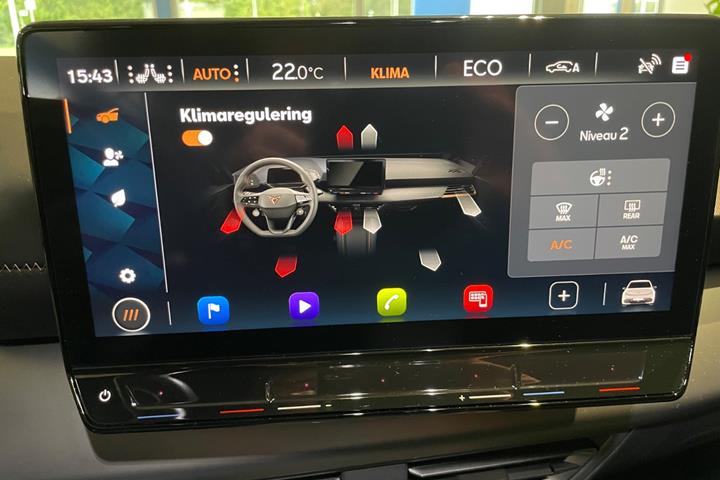 Blå Cupra Born fra 2024