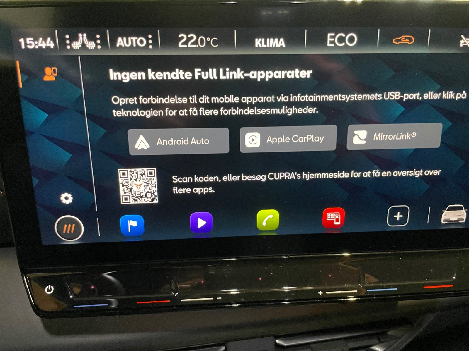 Blå Cupra Born fra 2024