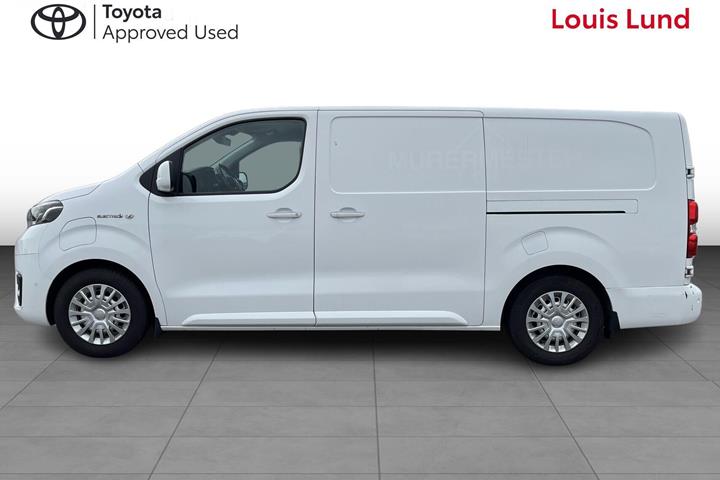 Hvid Toyota Proace Electric fra 2021
