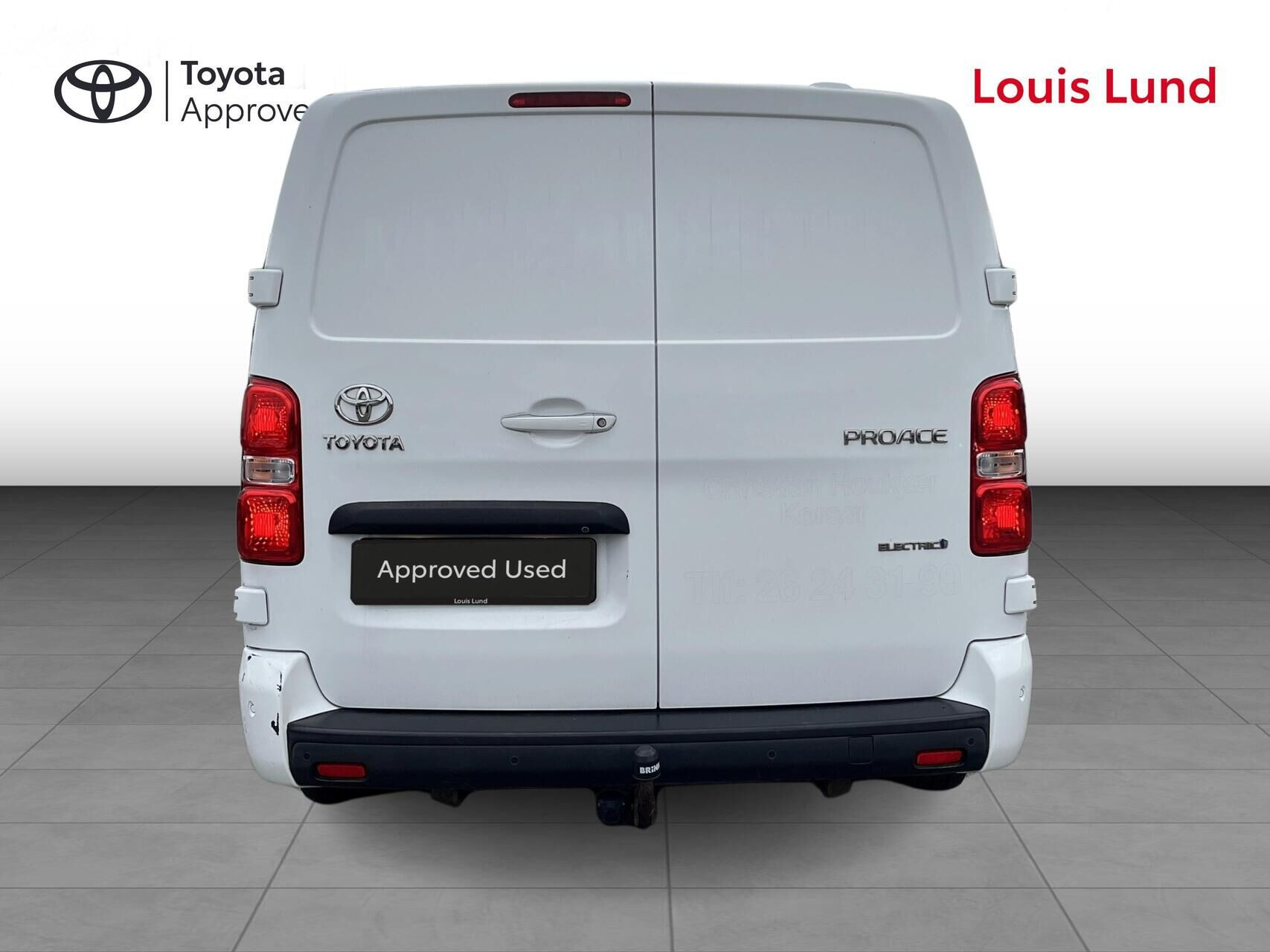 Hvid Toyota Proace Electric fra 2021
