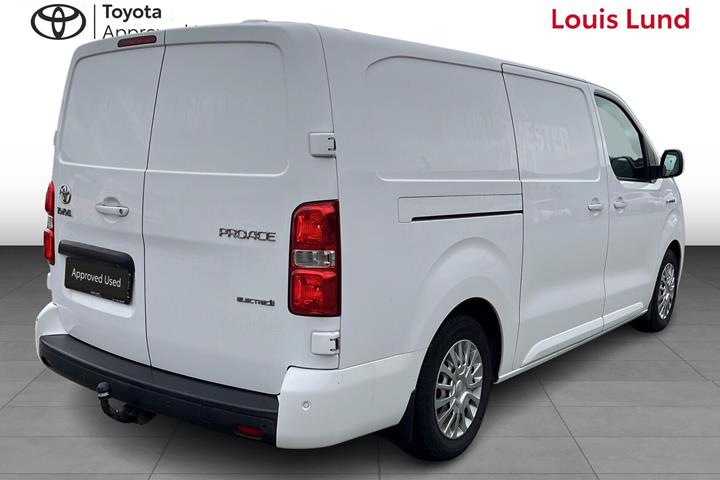 Hvid Toyota Proace Electric fra 2021