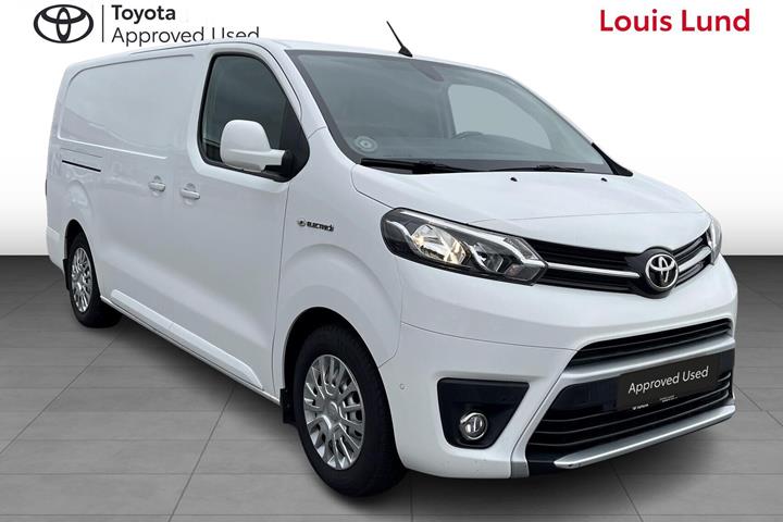 Hvid Toyota Proace Electric fra 2021