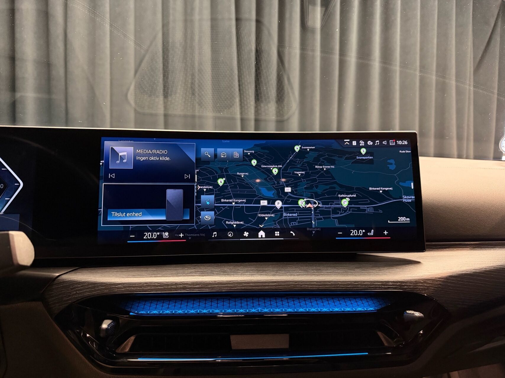 Blå BMW i4 fra 2024