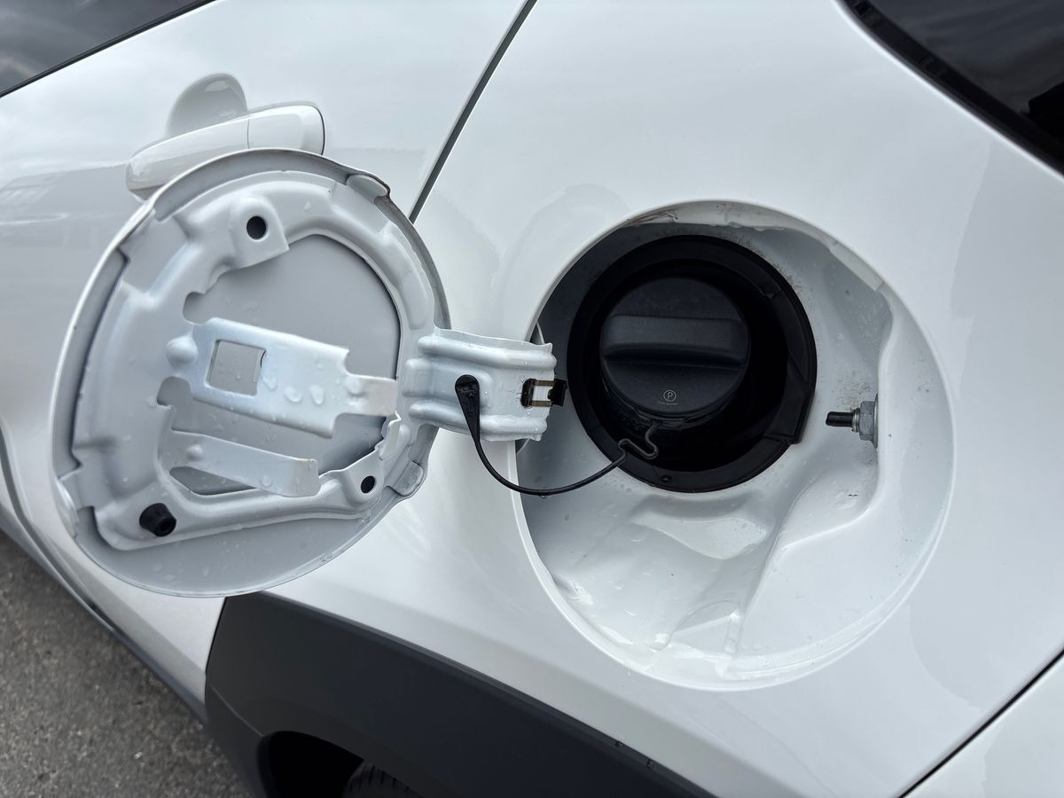 Hvid Toyota Aygo X fra 2025
