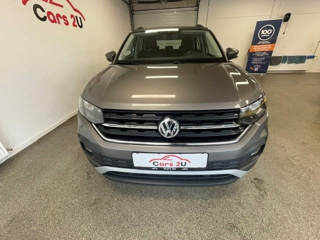 Grå VW T-Cross fra 2019