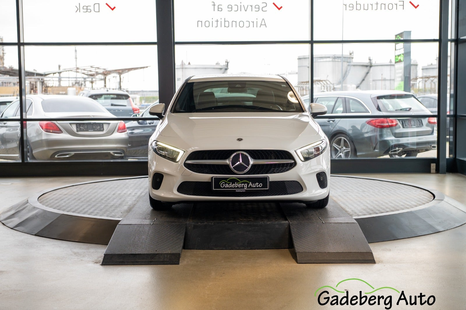 Hvid Mercedes A200 fra 2018