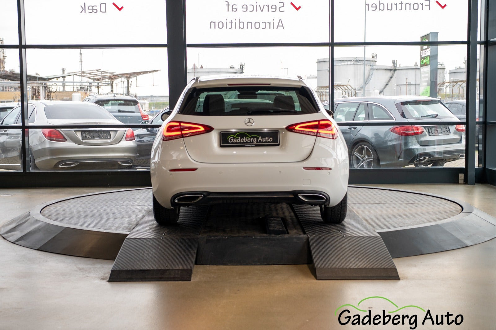 Hvid Mercedes A200 fra 2018