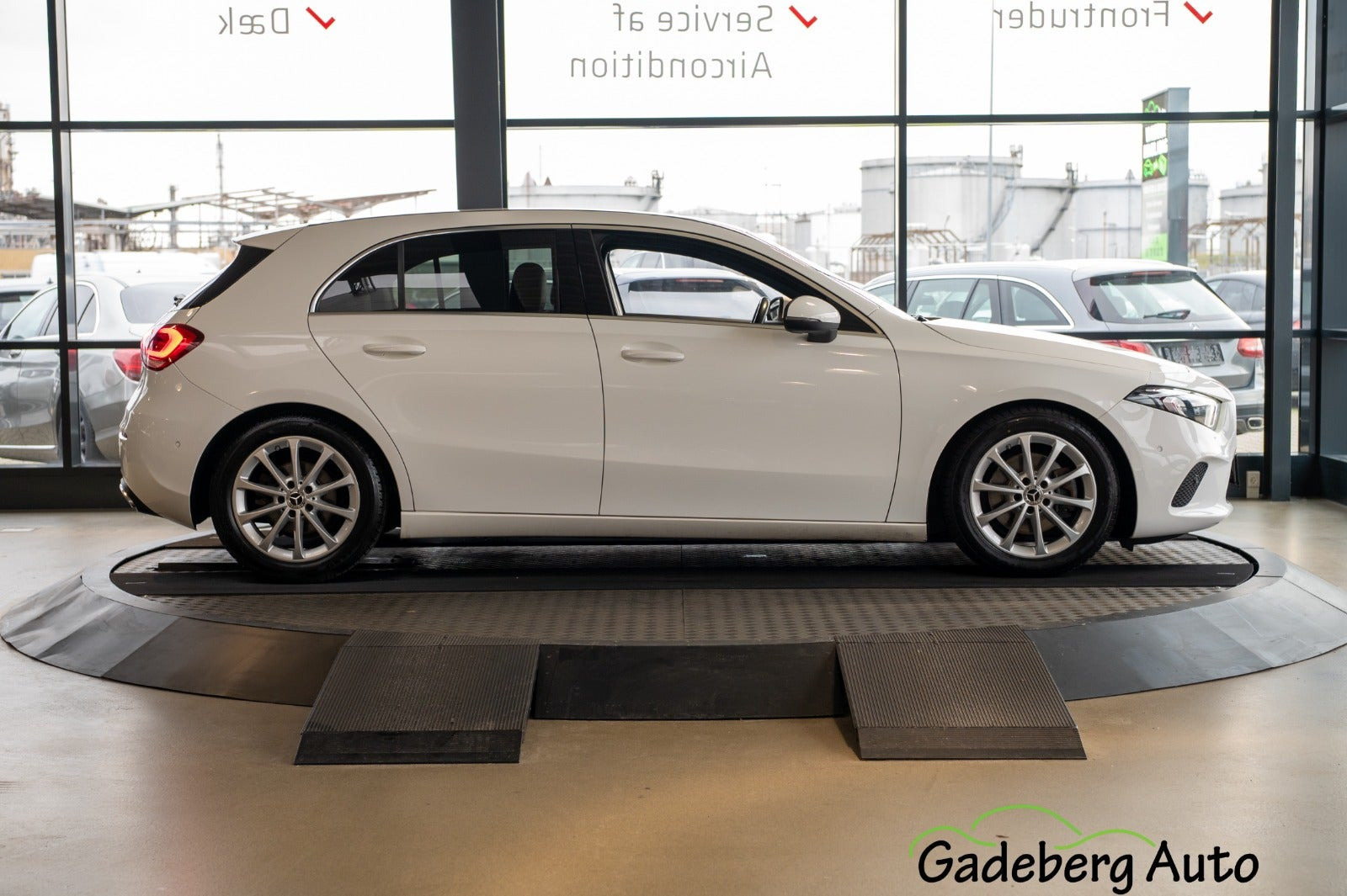 Hvid Mercedes A200 fra 2018