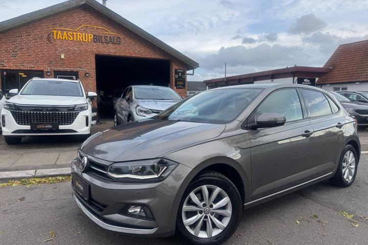 Grå VW Polo fra 2020