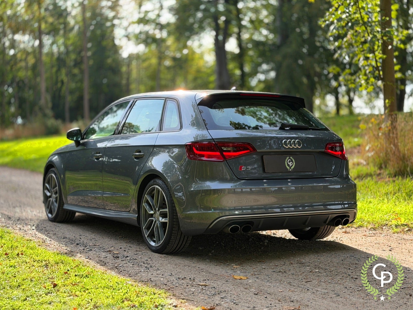 Grå Audi S3 fra 2013