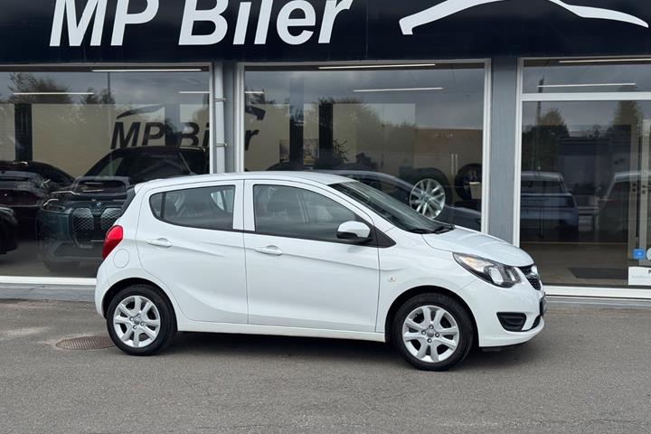 Hvid Opel Karl fra 2017