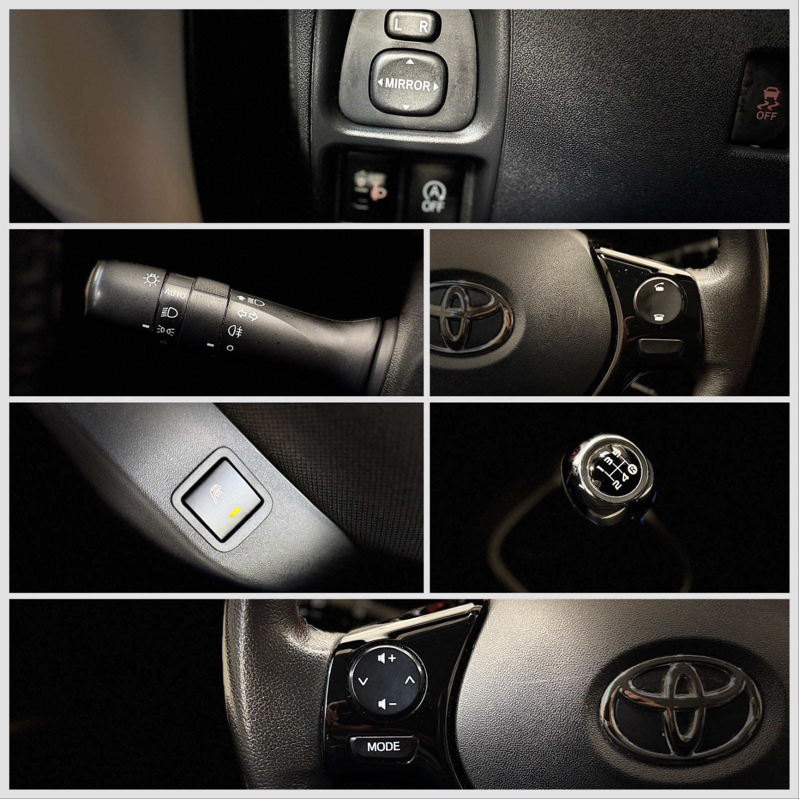 Hvid Toyota Aygo fra 2019