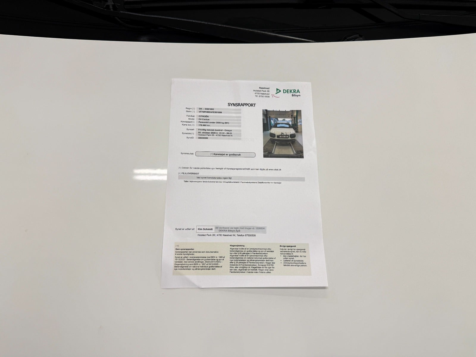 Hvid Citroën C4 Cactus fra 2015