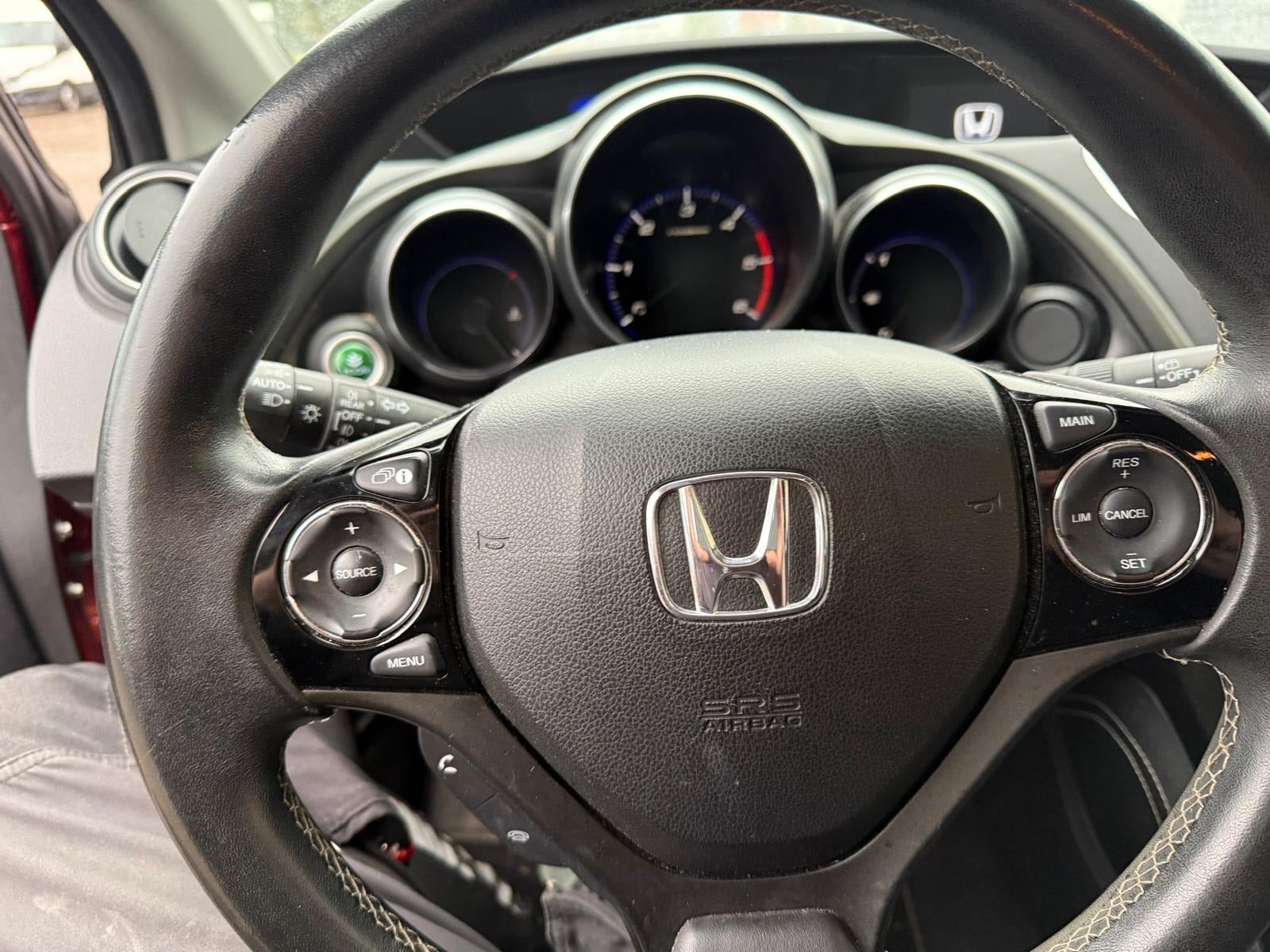 Orange Honda Civic fra 2014