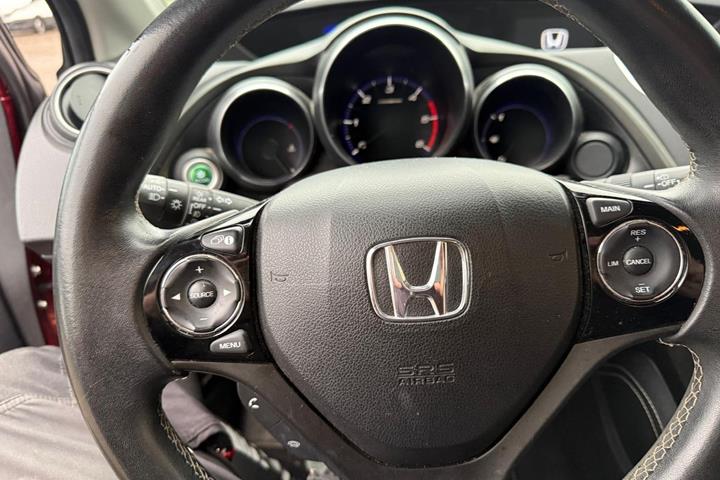 Orange Honda Civic fra 2014