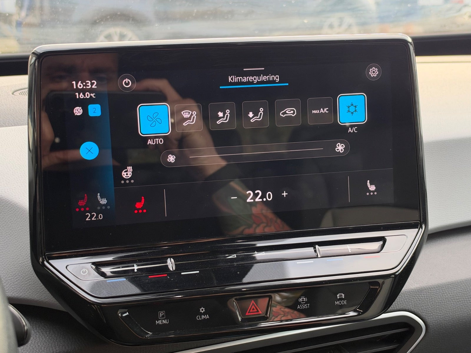 Grå VW ID.3 fra 2023