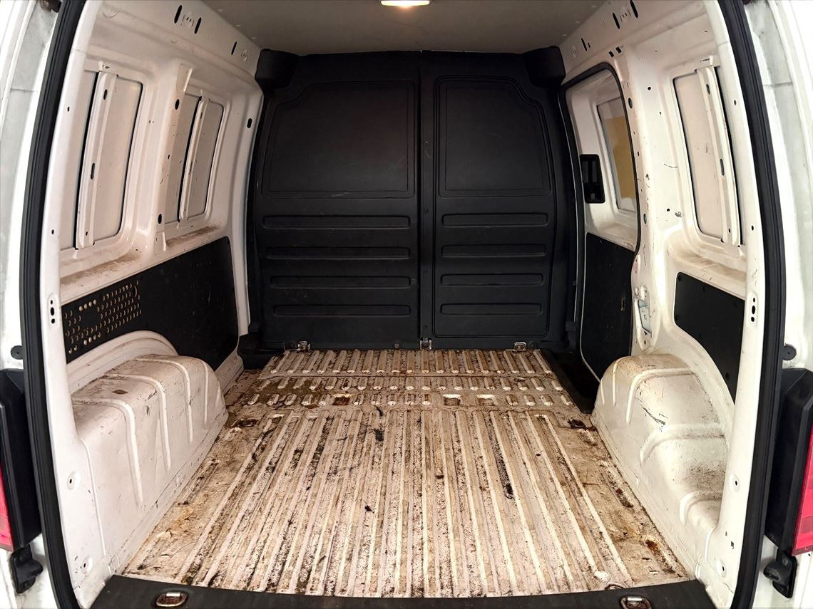 Hvid VW Caddy fra 2017