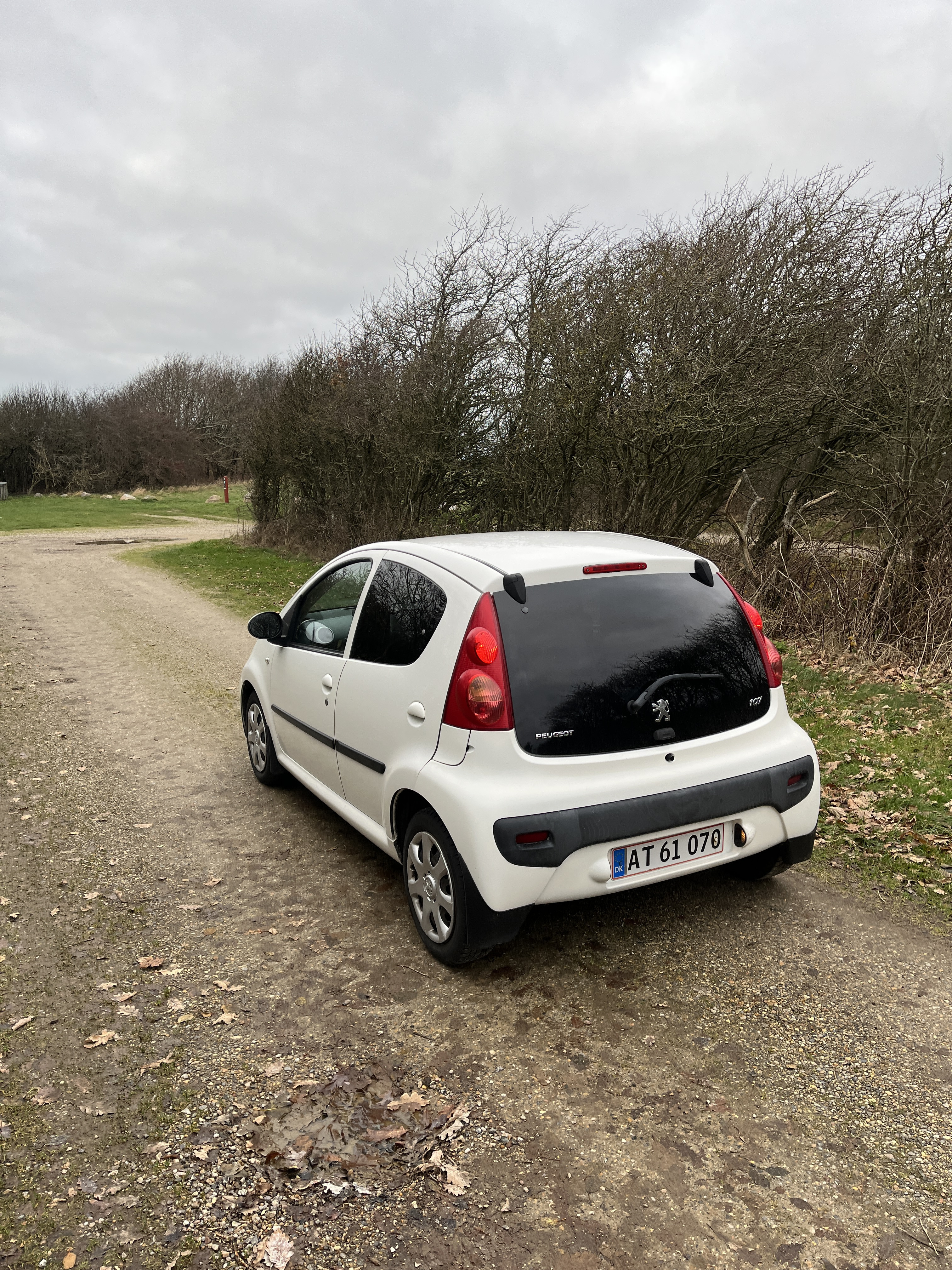 Hvid Peugeot 107 fra 2011