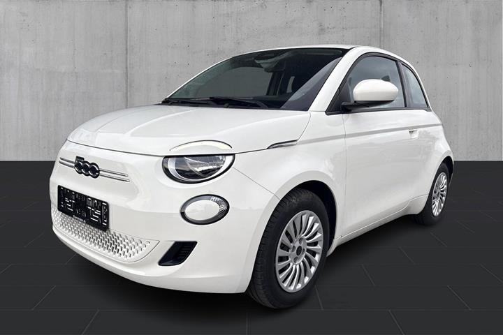 Hvid Fiat 500e fra 2023
