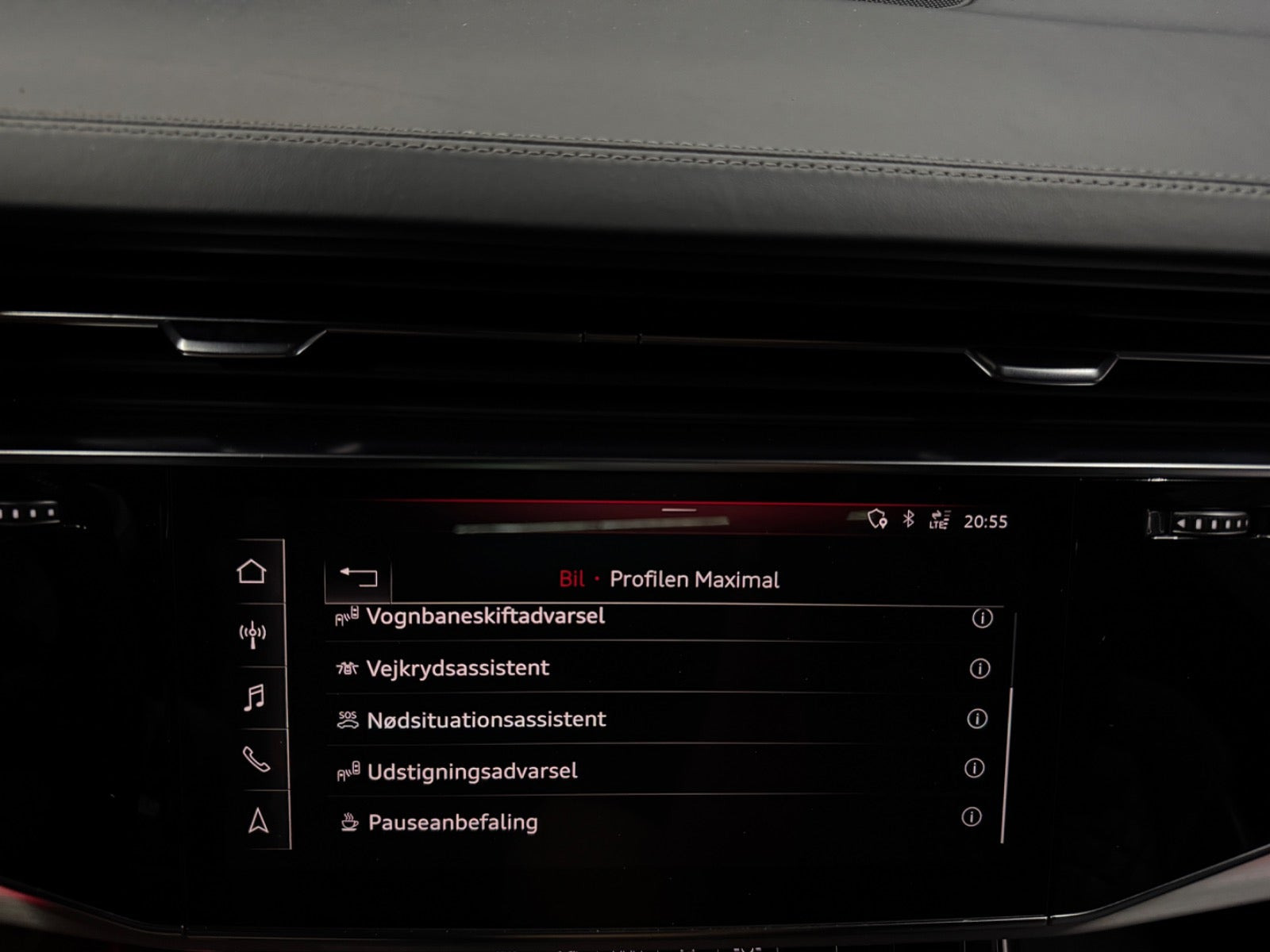 Sort Audi Q8 fra 2019