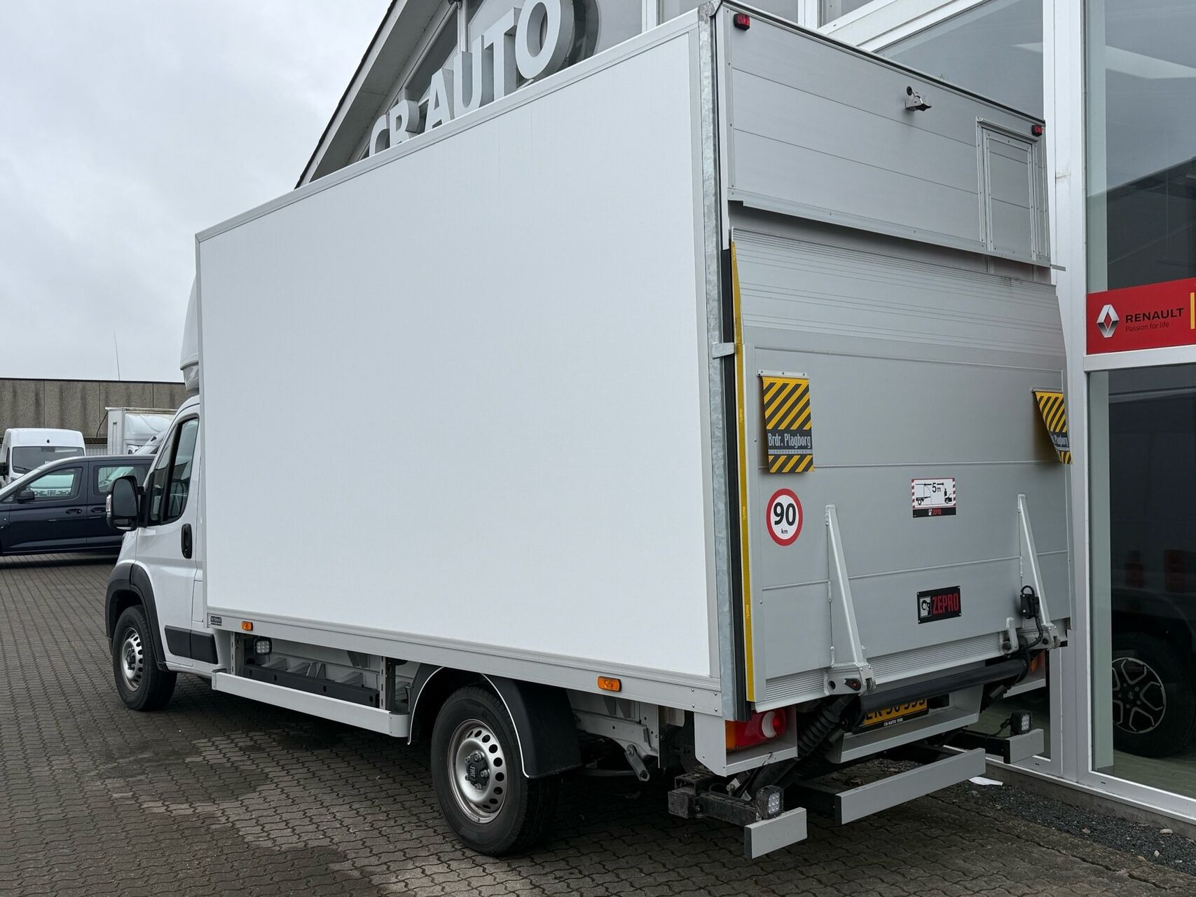 Hvid Fiat E-Ducato fra 2025