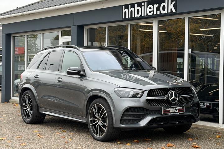 Grå Mercedes GLE350 de fra 2023