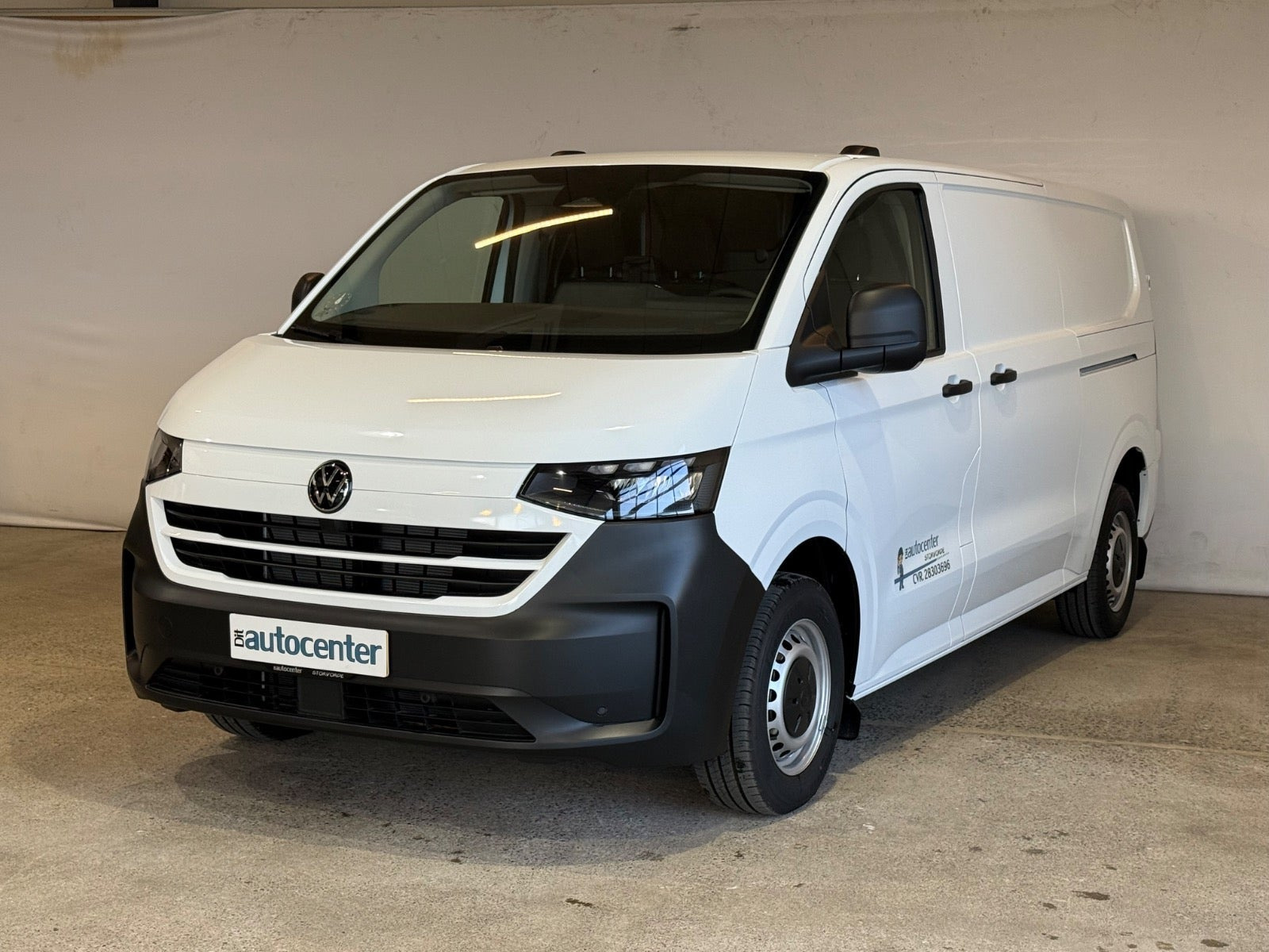 Hvid VW Transporter fra 2026