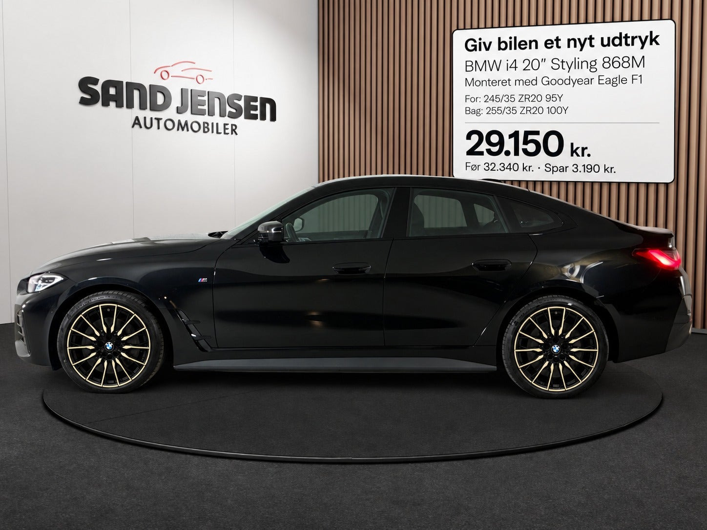 Sort BMW i4 fra 2024