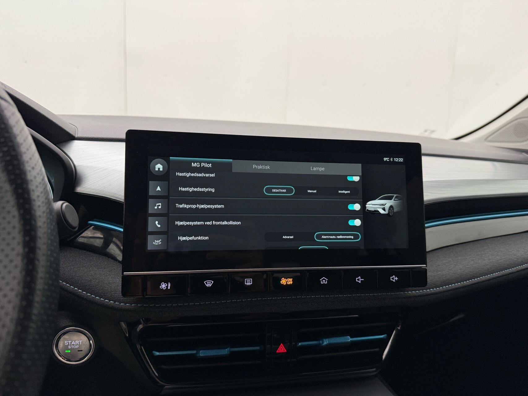 Sølv MG MG5 Electric fra 2022
