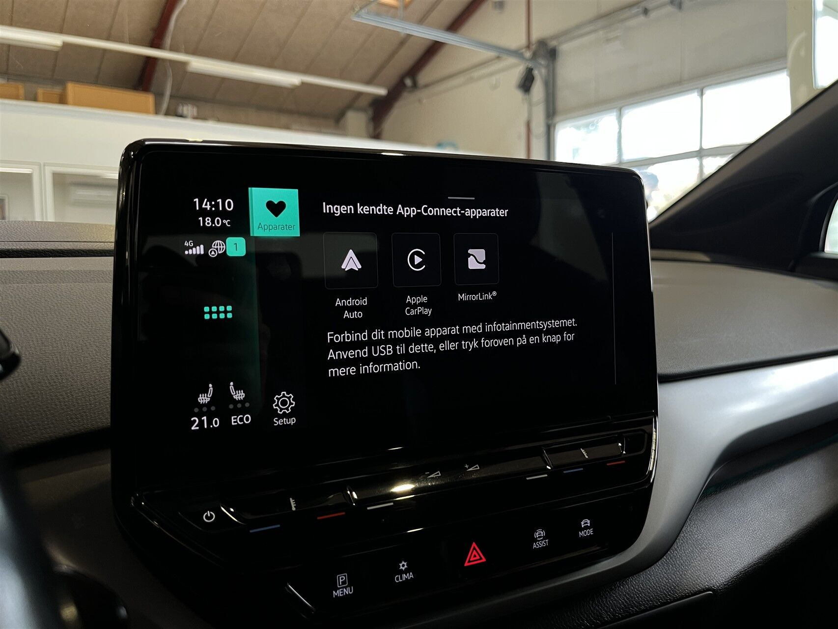 Blå VW ID.4 fra 2022