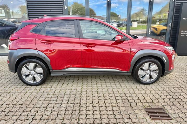Rød Hyundai Kona fra 2020