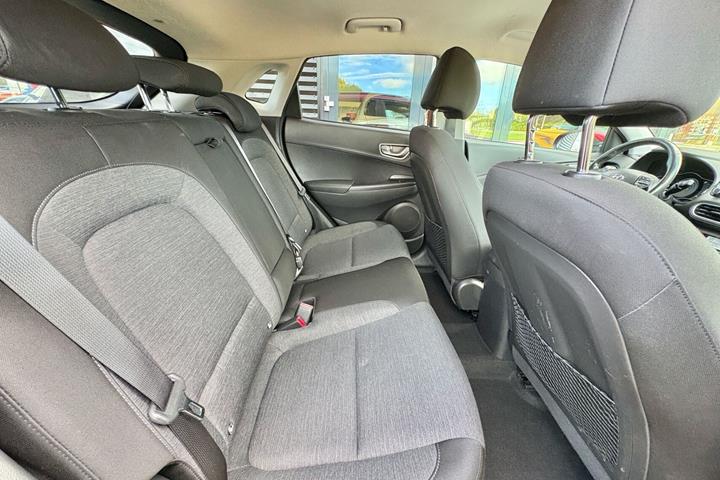 Rød Hyundai Kona fra 2020