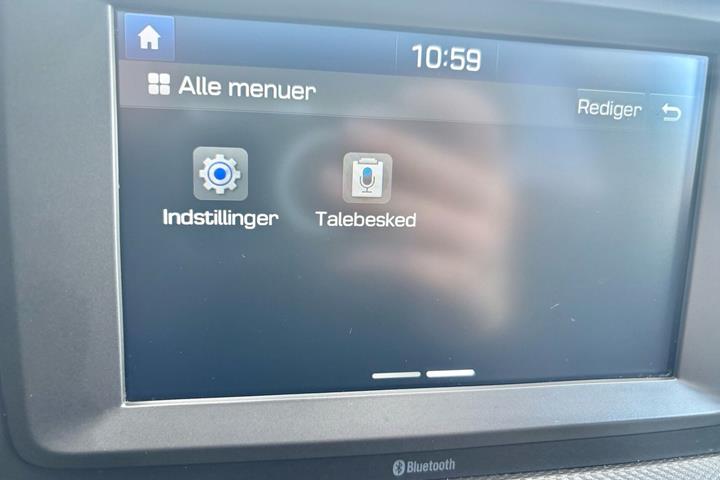Rød Hyundai Kona fra 2020