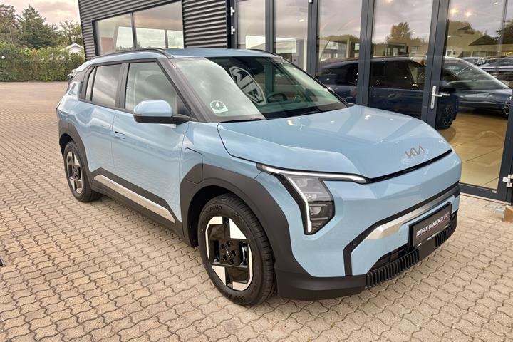 Blå Kia EV3 fra 2026
