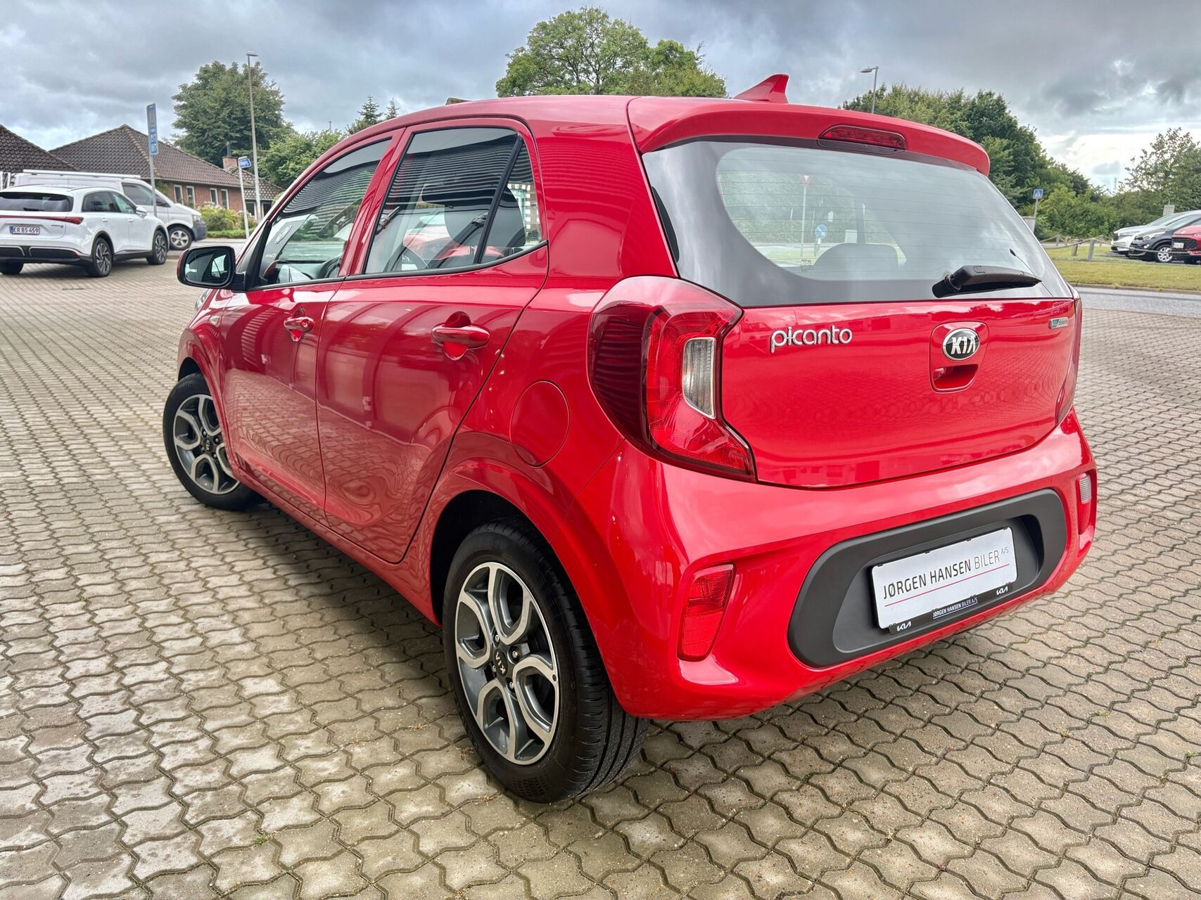 Rød Kia Picanto fra 2019