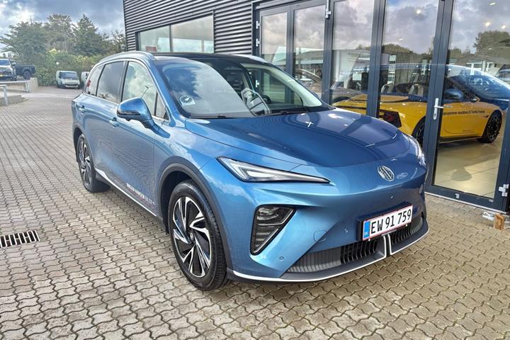 Blå MG MGS6 Electric fra 2026