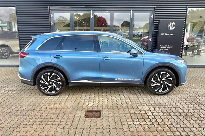 Blå MG MGS6 Electric fra 2026