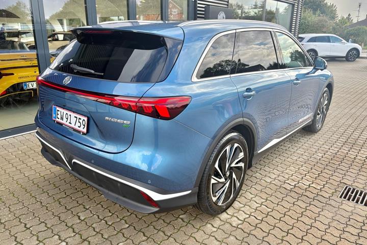Blå MG MGS6 Electric fra 2026