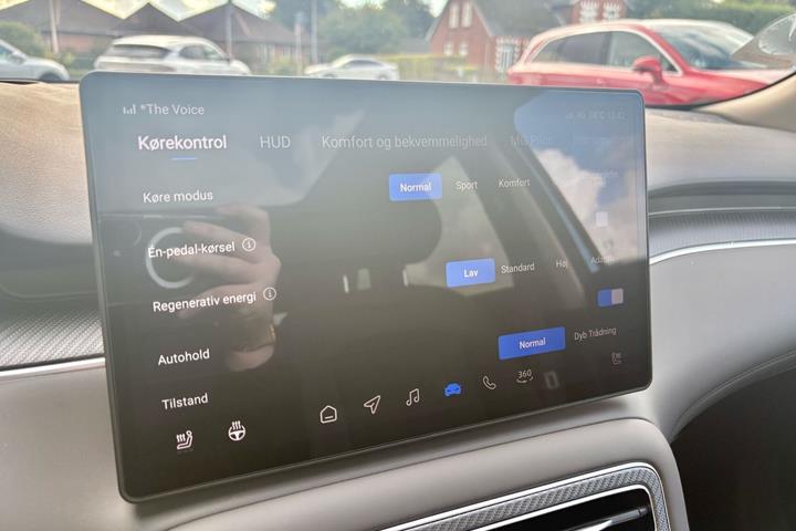 Blå MG MGS6 Electric fra 2026