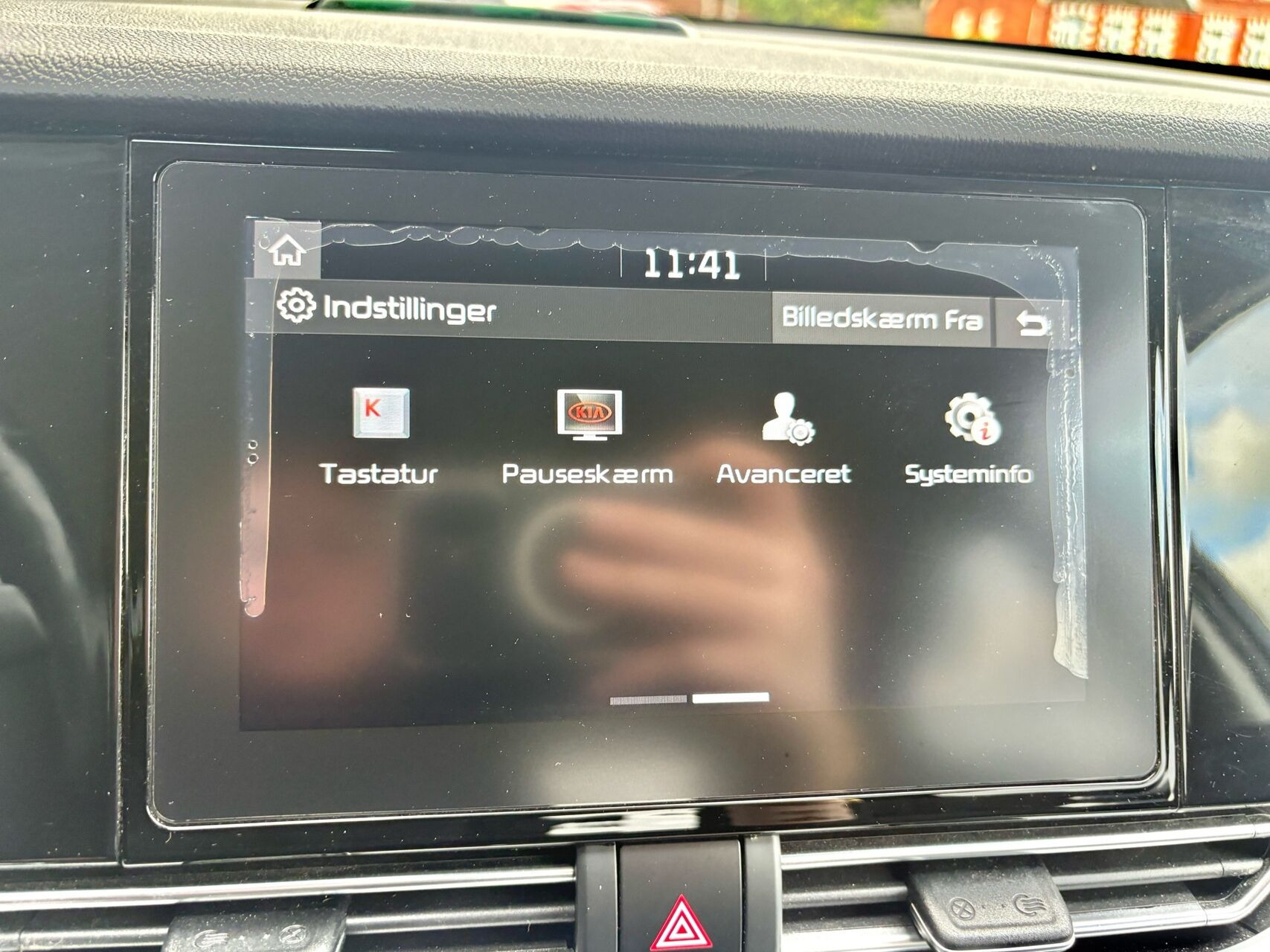 Blå Kia Niro fra 2019