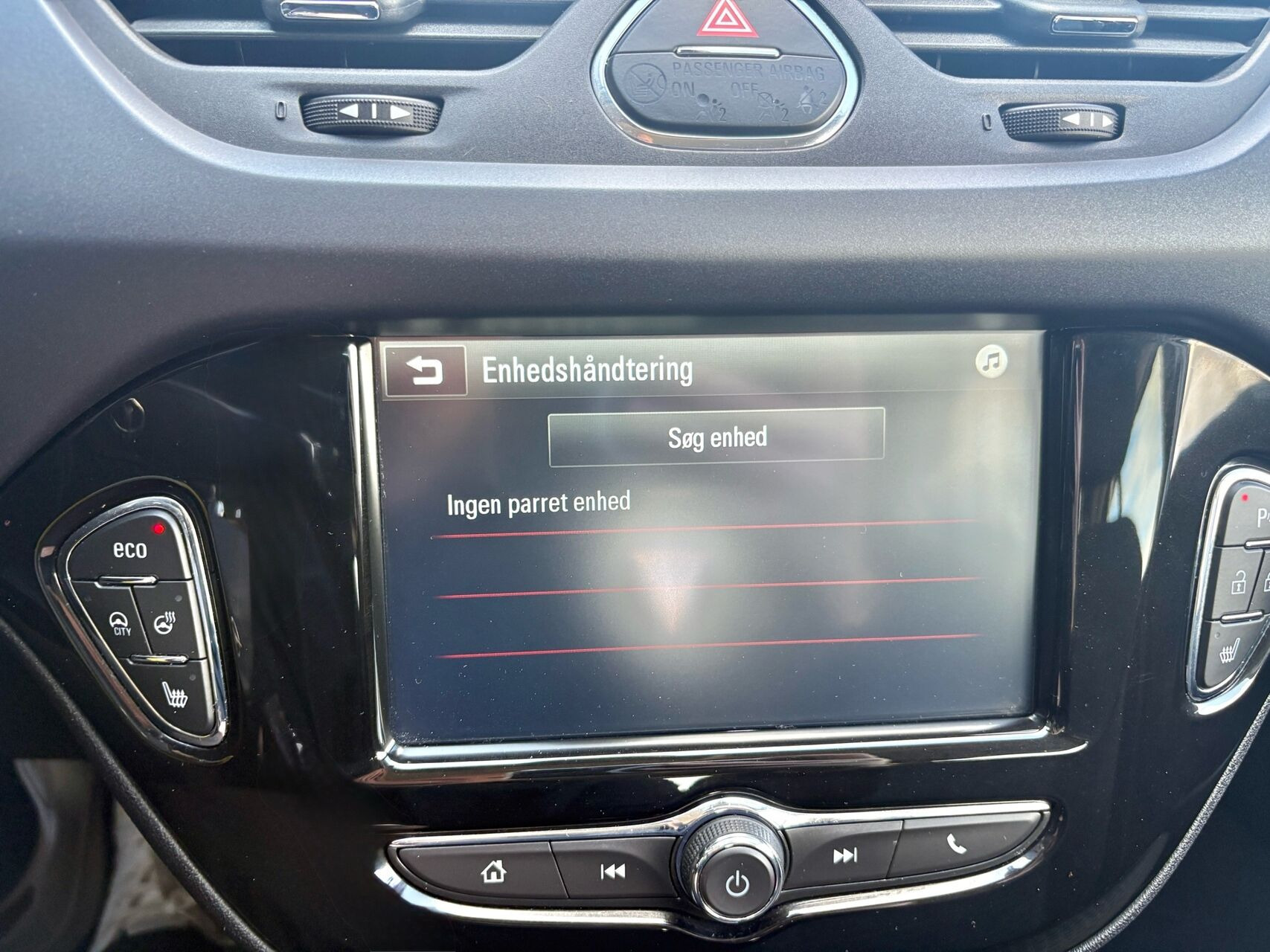 Grå Opel Corsa fra 2019