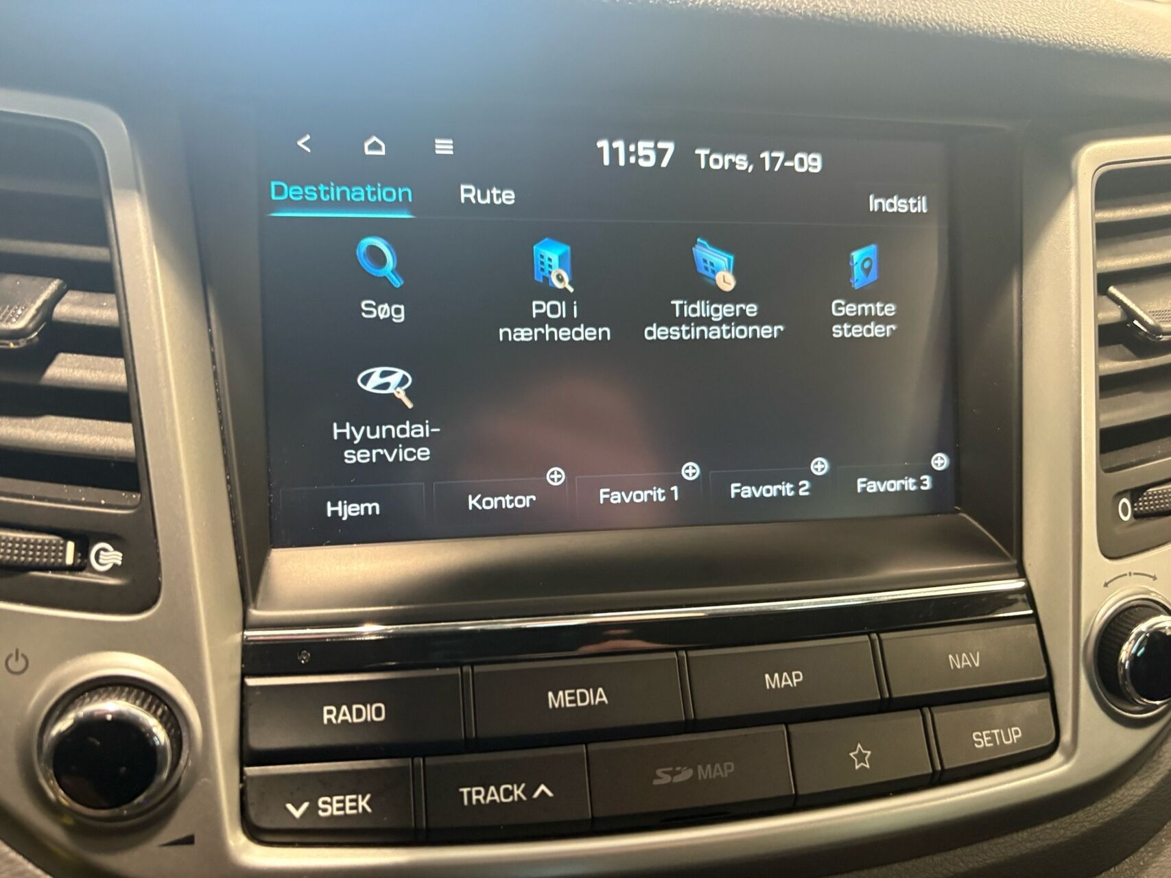 Sort Hyundai Tucson fra 2018