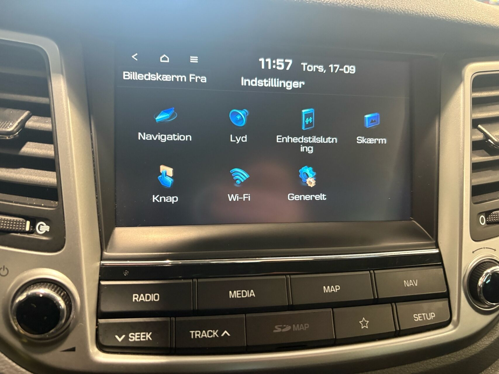 Sort Hyundai Tucson fra 2018