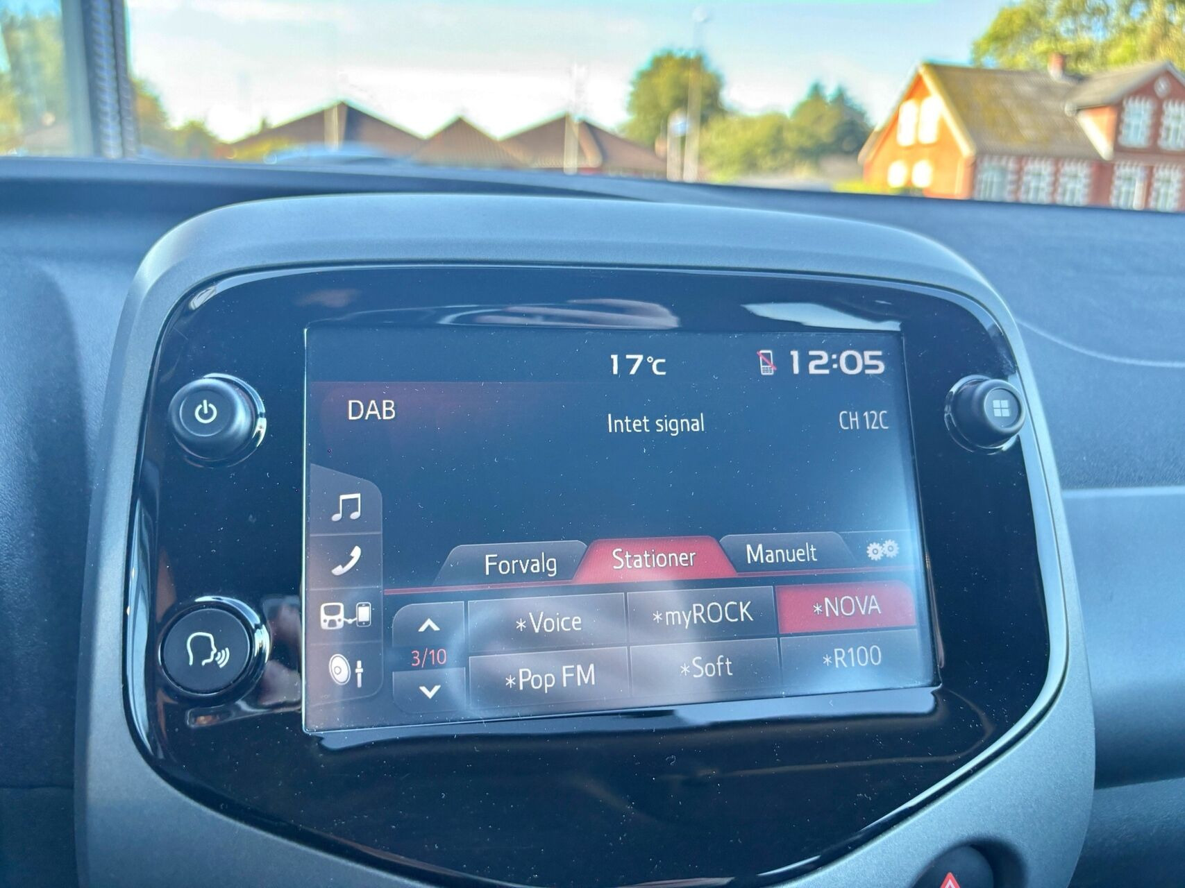 Sort Toyota Aygo fra 2021