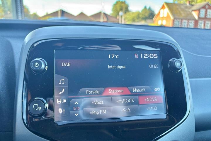 Sort Toyota Aygo fra 2021