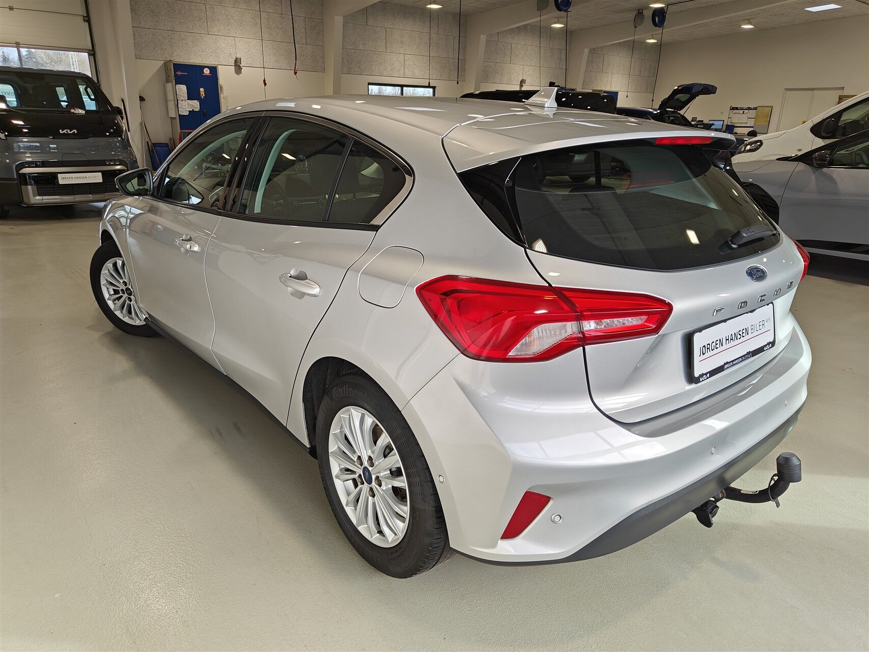 Sølv Ford Focus fra 2019