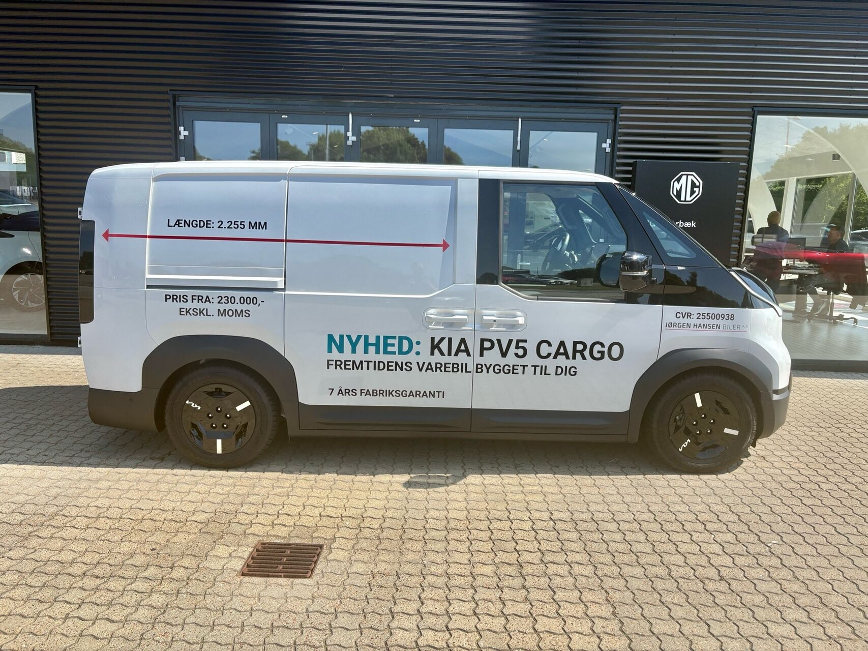 Hvid Kia PV5 Cargo fra 2026